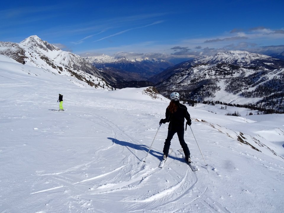 Descente depuis le Collet Vert dans le Valle Gimont vers… 