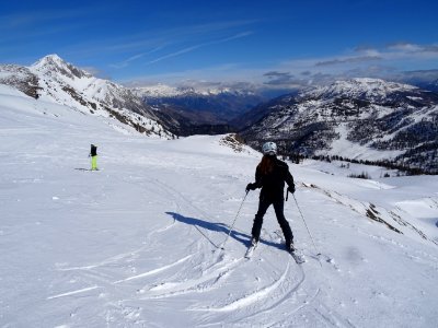 Descente depuis le Collet Vert dans le Valle Gimont vers… 
