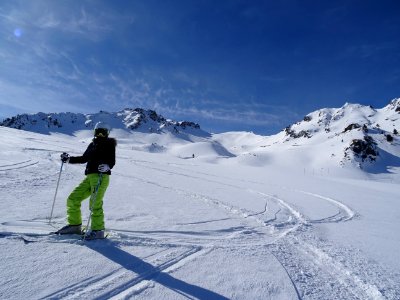 Descente depuis le Collet Vert dans le Valle Gimont vers… 