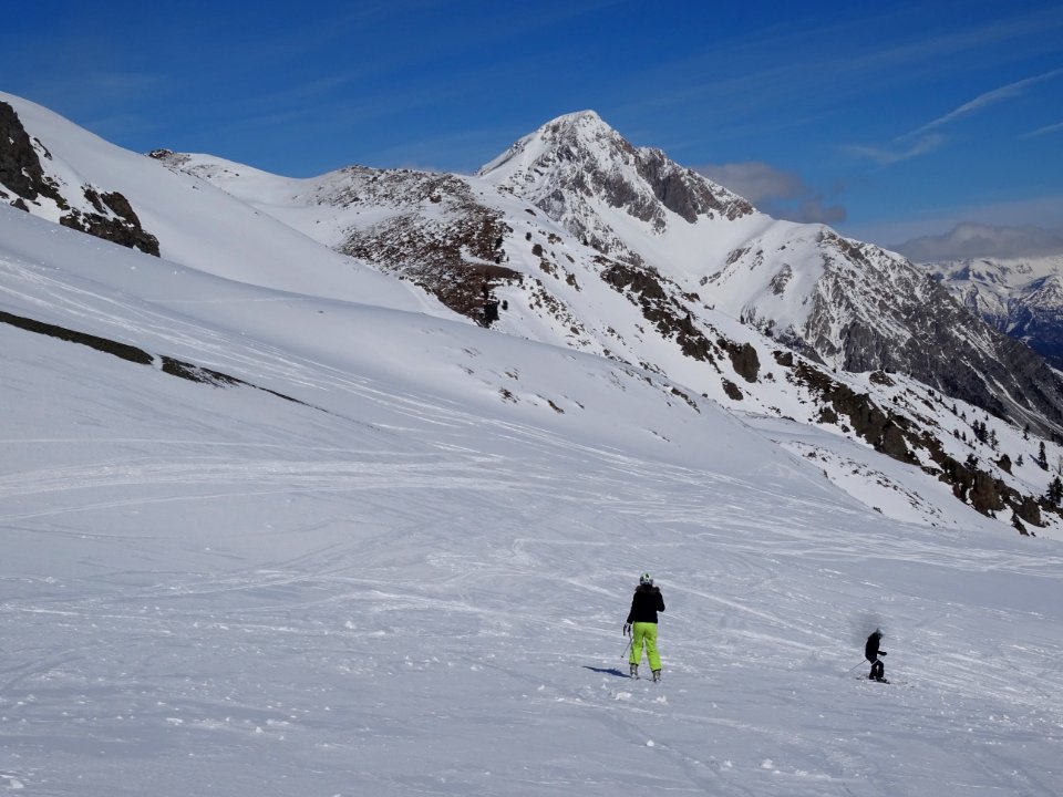 Descente depuis le Collet Vert dans le Valle Gimont vers… 