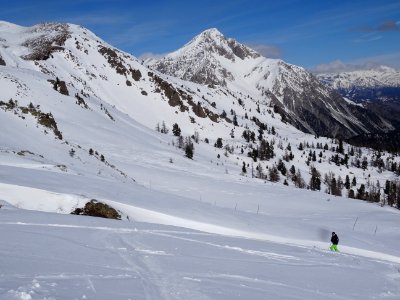 Descente depuis le Collet Vert dans le Valle Gimont vers… 