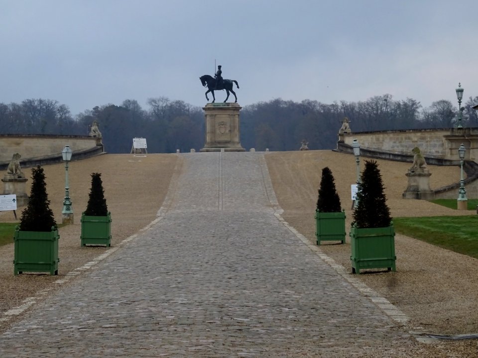 Statue équestre d'Anne de Montmorency, au château de Chant… 