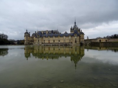 Le château de Chantilly, Oise 