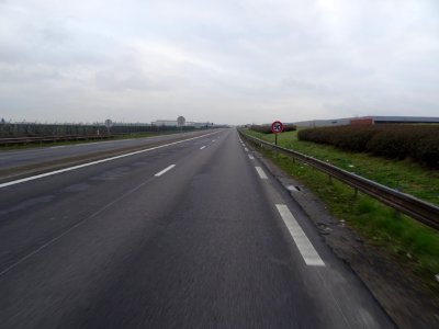 La N2-D317 après le Bourget et en direction de la Patte d'… 