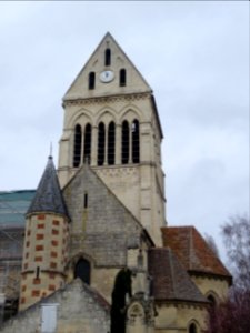 Clocher côté Sud, église de la Sainte-Trinité, Choisy-au-B… 