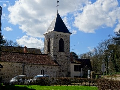 Eglise Saint-Lubin, Nainville-les-Roches, Essonne 