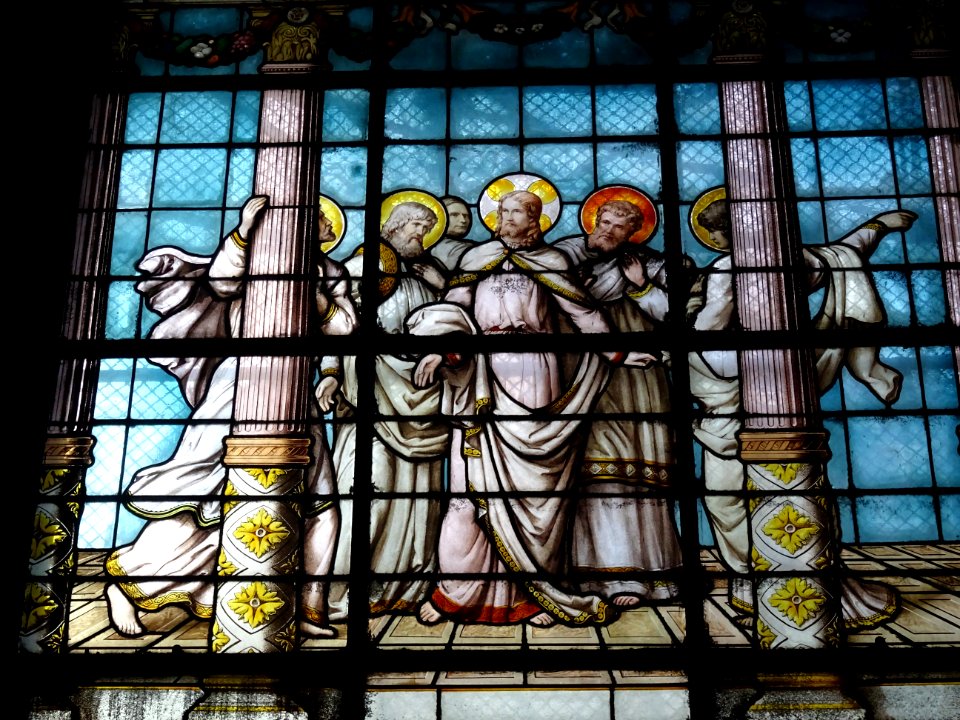 Vitrail, église Saint-Philippe-du-Roule, 154 rue du Faubou… 