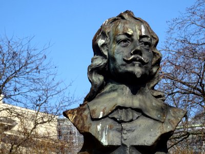 Buste de Samuel Champlain, jardin de la Nouvelle France, C… 