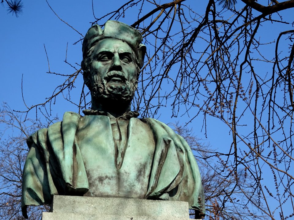 Buste de Jacques Cartier, Jardin de la Nouvelle France, Co… 