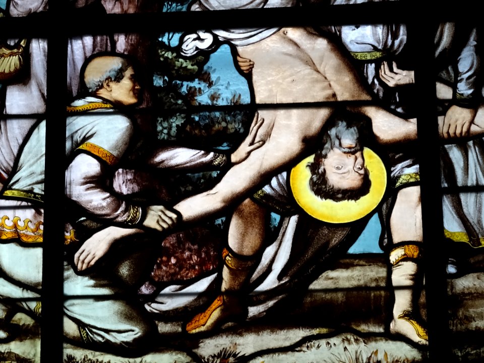 Vitrail Martyre de Saint Philippe, église Saint-Philippe… 