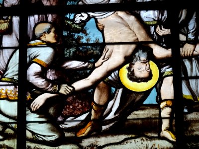 Vitrail Martyre de Saint Philippe, église Saint-Philippe… 