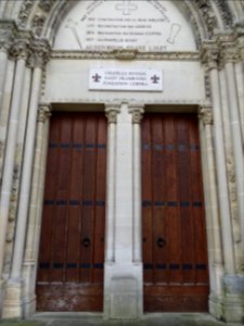 Portes de la Chapelle royale Saint-Frambourg, érigée vers … 