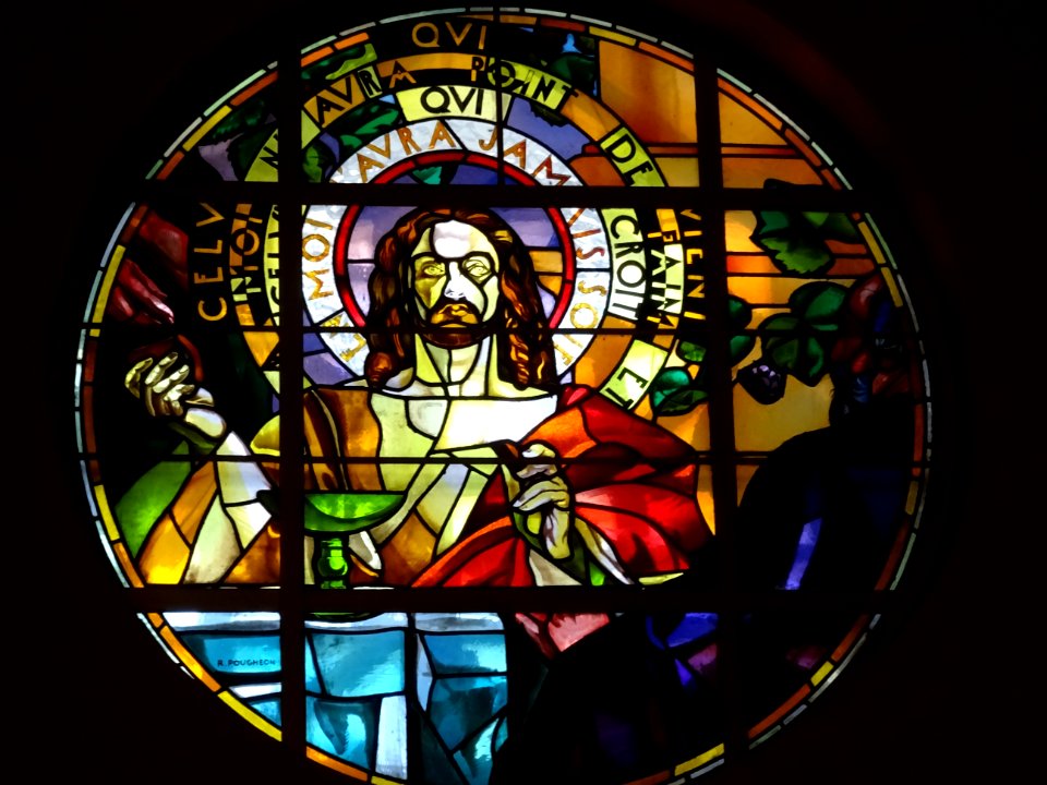 Vitrail, église Saint-Antoine-de-Padoue, 52 boulevard Lefe… 