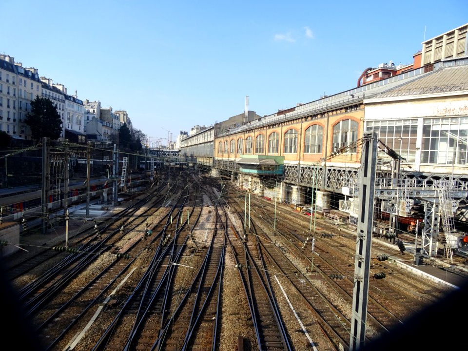 Voies de la gare Saint Lazare, 8e arr., Paris 