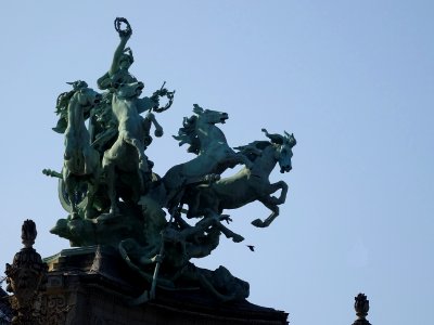 Quadrige L'Immortalité devançant le Temps, par Georges R… 