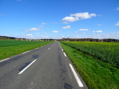En arrivant à Oncy-sur-Ecole, Seine-et-Marne 