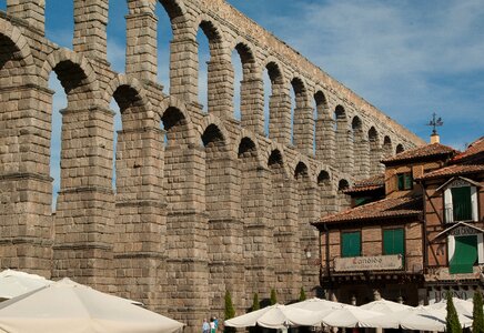 Segovia aqueduct irrigation photo