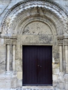 Portail roman de l'église Saint-Justin, Louvres, Val-d'Ois… 
