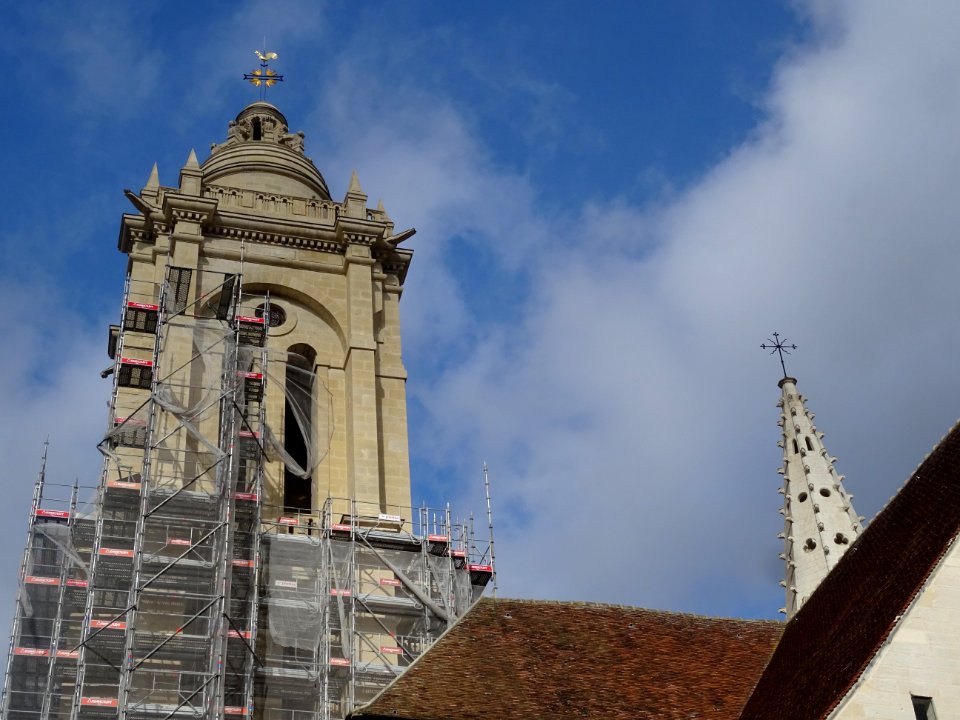Eglise Saint-Pierre, en réfection, Senlis, OIse 