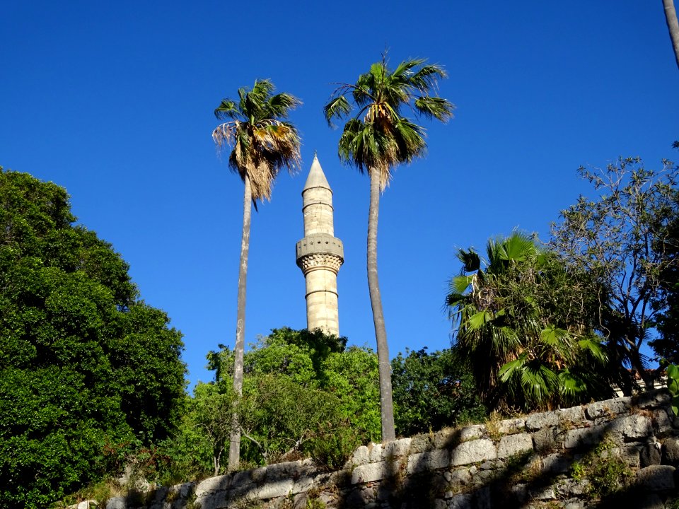 Le minaret de la mosquée de la Loggia, ou mosquée du Pacha… 