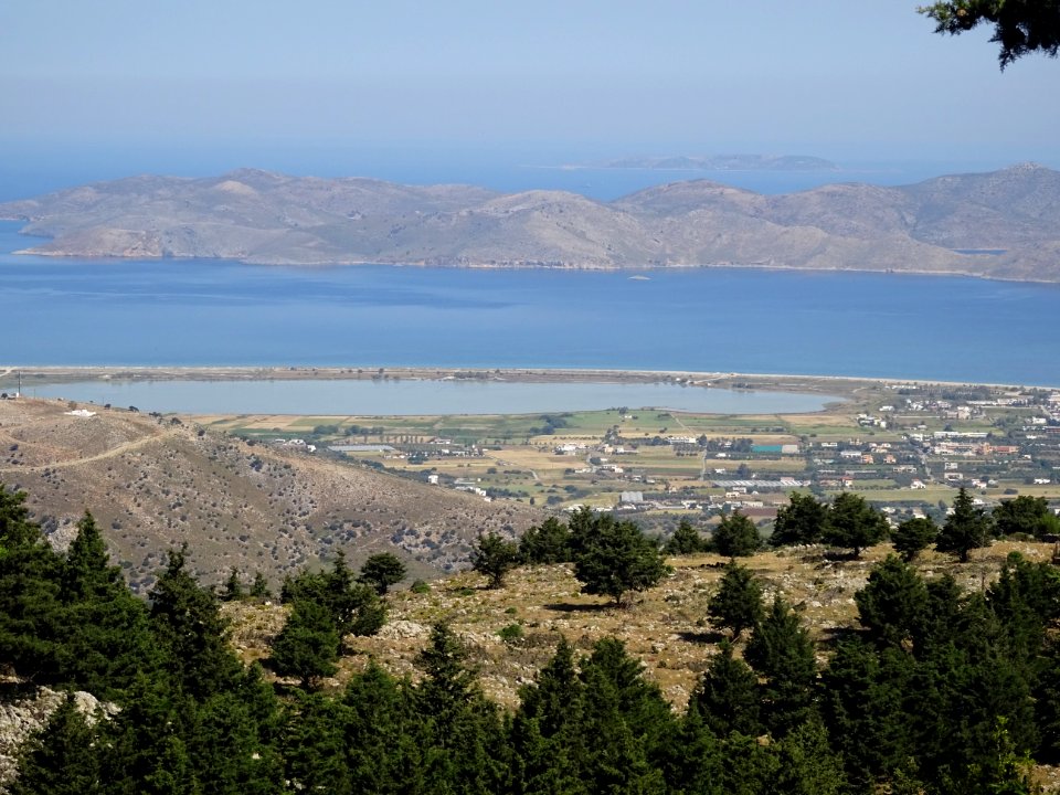 Aliki Tigaki, lac salé, île de Kos 