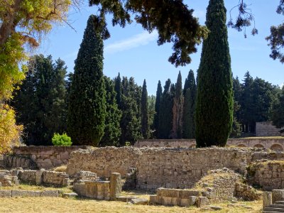 Asclépiéion, sanctuaire de guérison consacré au dieu Asclé… 