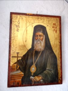Icone dans la chapelle Christos Dikaios (Christ le Juste) … 