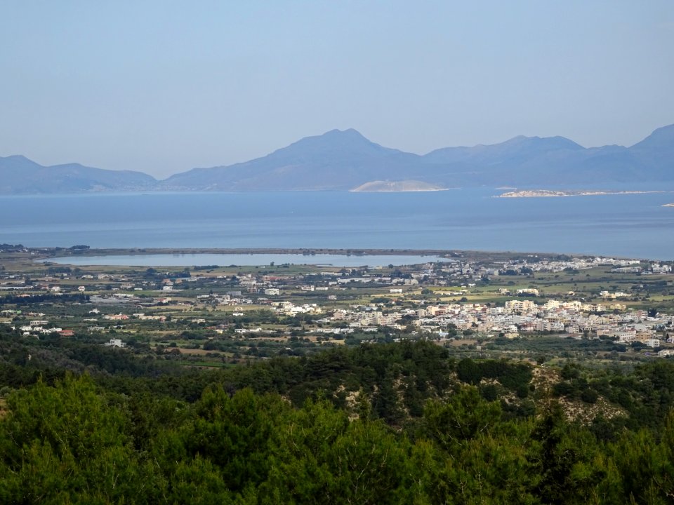 Aliki Tigaki, lac salé, île de Kos 