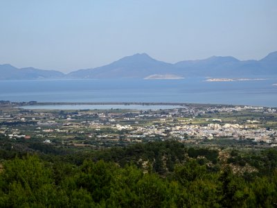 Aliki Tigaki, lac salé, île de Kos 