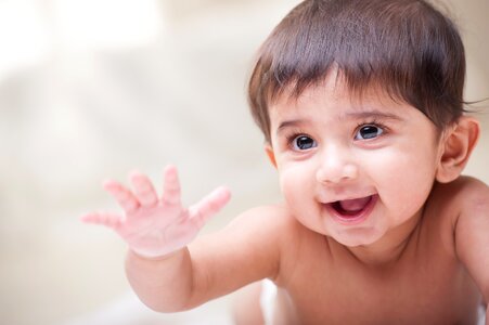 Child portrait smile photo