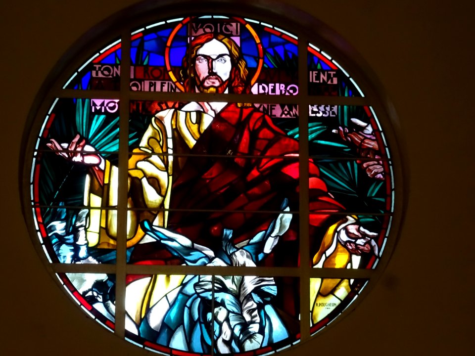 Vitrail, église Saint-Antoine-de-Padoue, 52 boulevard Lefe… 