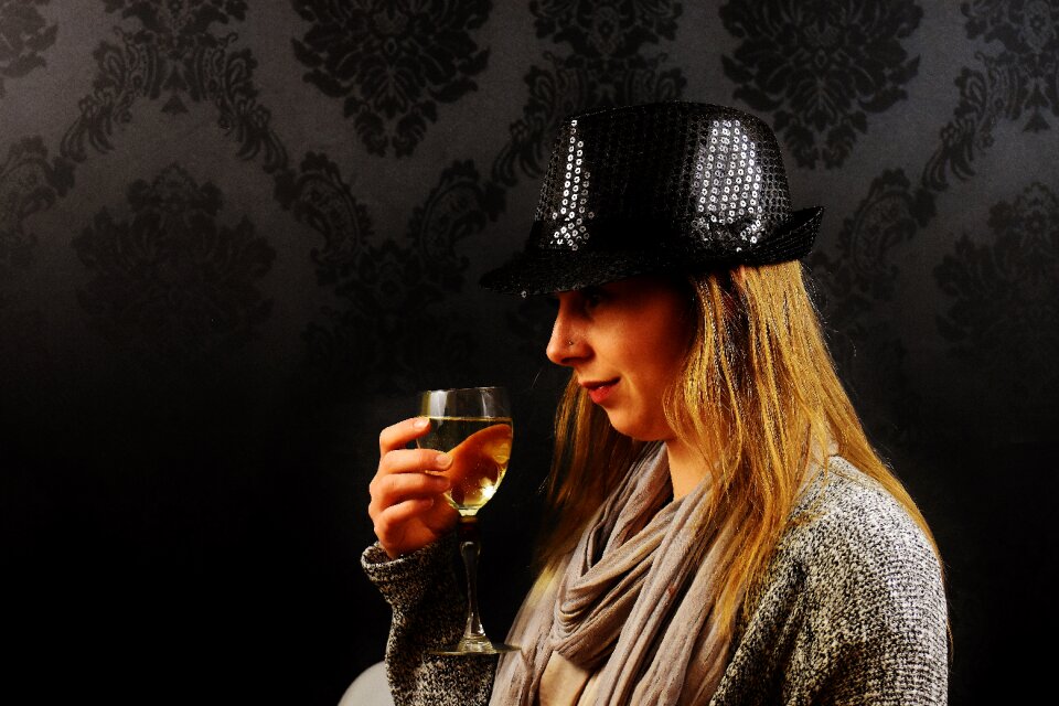Wine drink mysterious