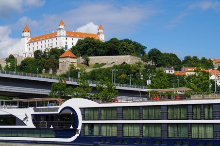 Ship city danube photo