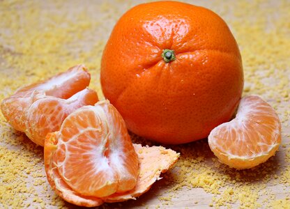 Clementines citrus fruit vitamins photo