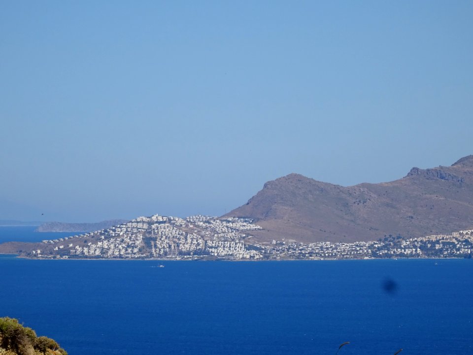 Vue sur la mer et la Turquie 