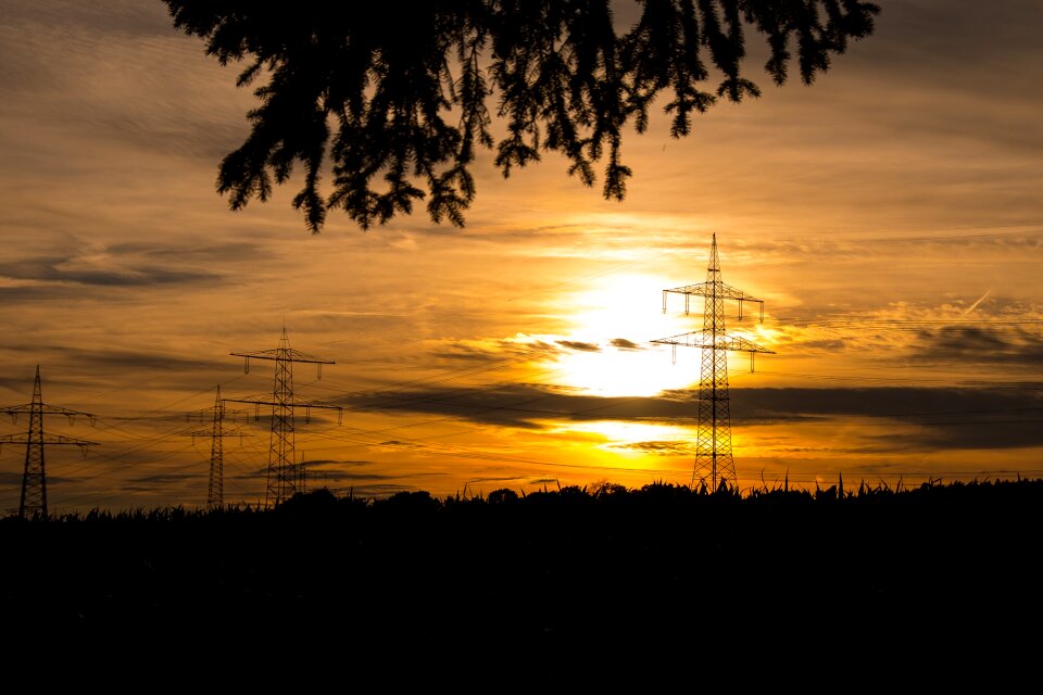 Sunset atmosphere sky