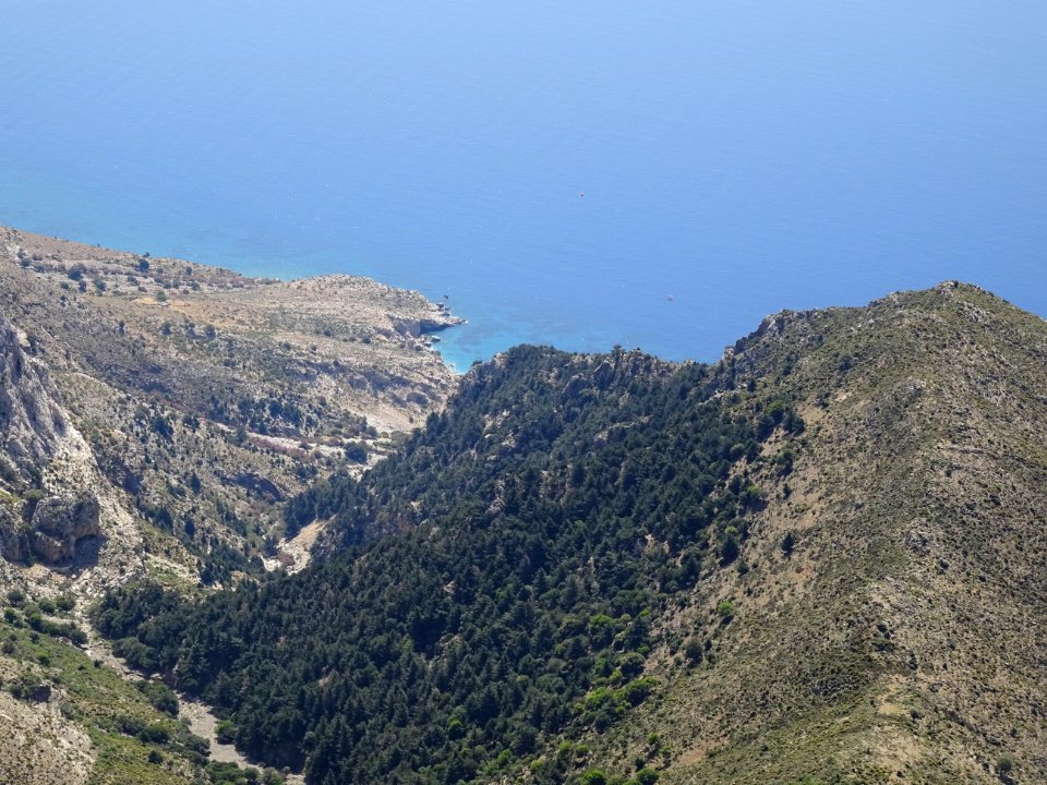 La côte Sud et le mer turquoise, île de Kos 