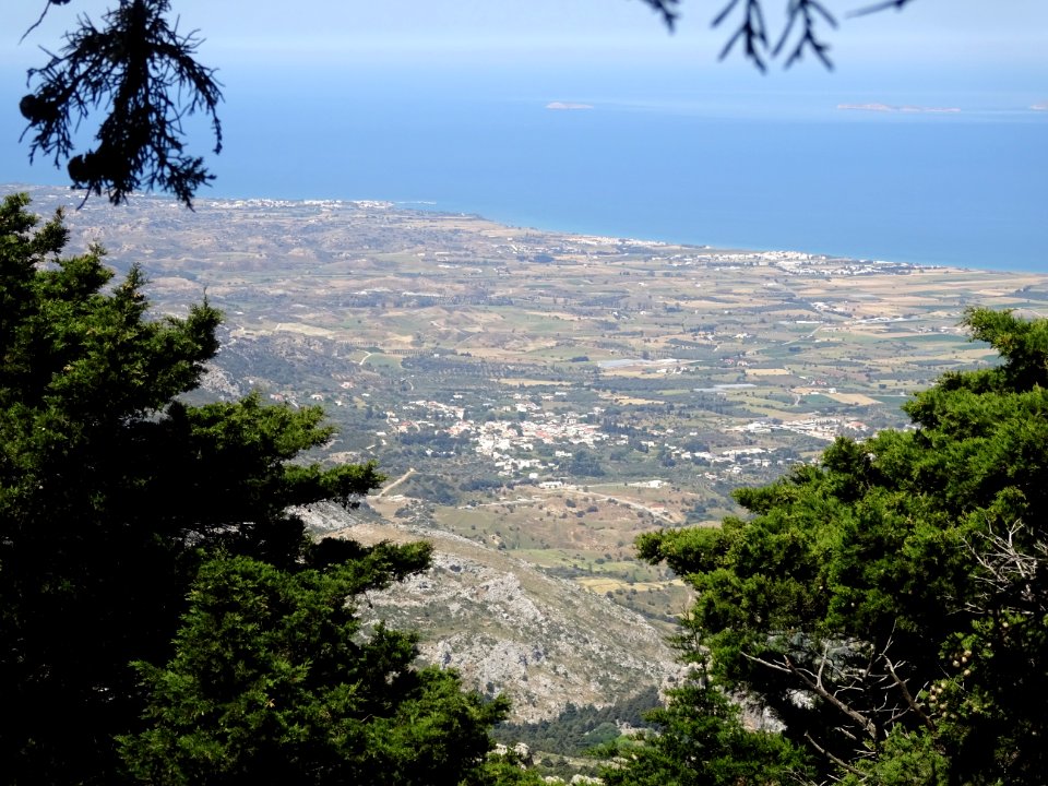 Vue sur la côte vers Mastichari 