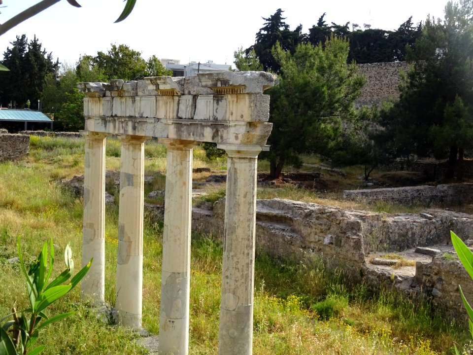Ruines de la ville gréco-romaine de Kos 