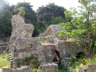 Ruines de la ville gréco-romaine de Kos photo