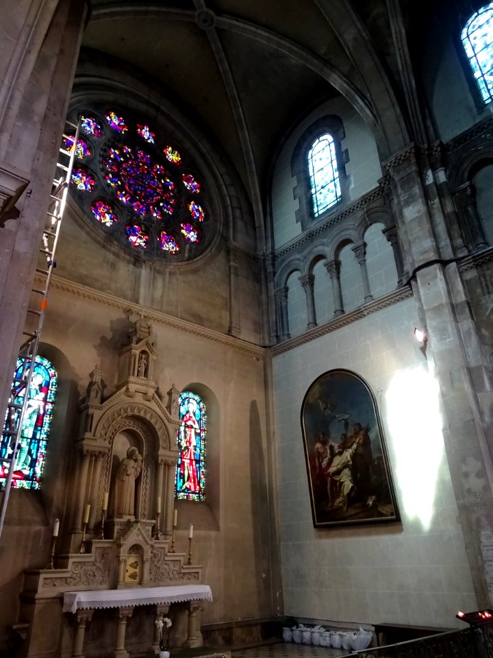Intérieur de la basilique Saint-Denys, Argenteuil, Val-d'O… 