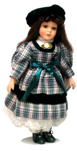 Porcelain doll doll toy
