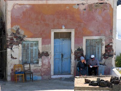 Couple old couple old house