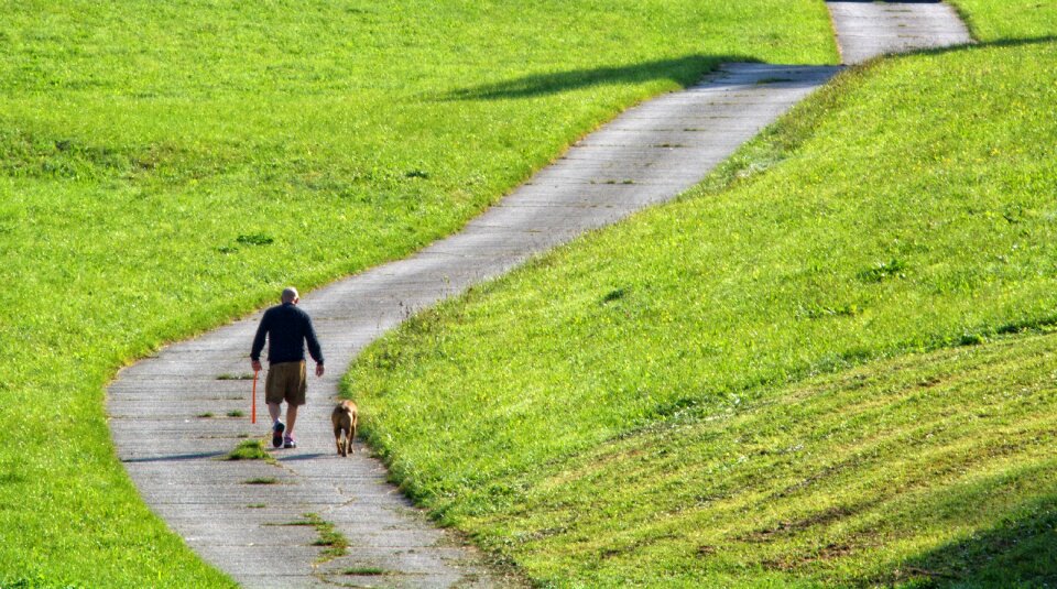 Walk hiking away