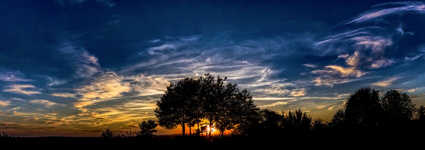 Evening abendstimmung hunter was