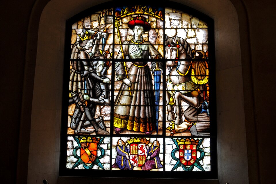Art stained-glass window glass