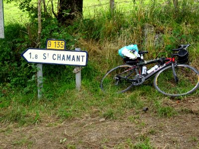Juste avant d'arriver à St Chamant, Cantal 