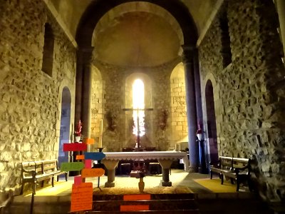 Intérieur de l'église St Germain, de Bort-les-Orgues, Corr… 