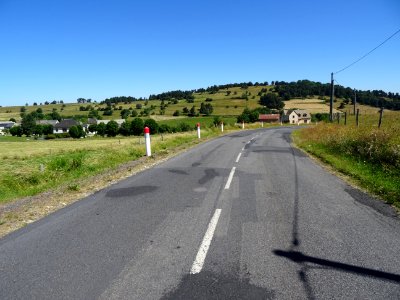 En arrivant à Salecrux, Lozère 