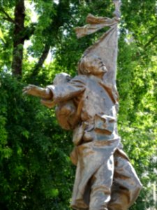 Statue, monument aux morts de la guerre 1870-1871, Aurilla… 